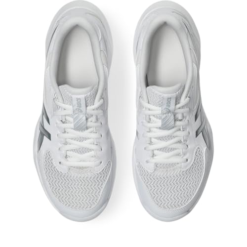 ASICS Women's Gel-Rocket 12 Volleyball Shoes - White & Silver, Size 7