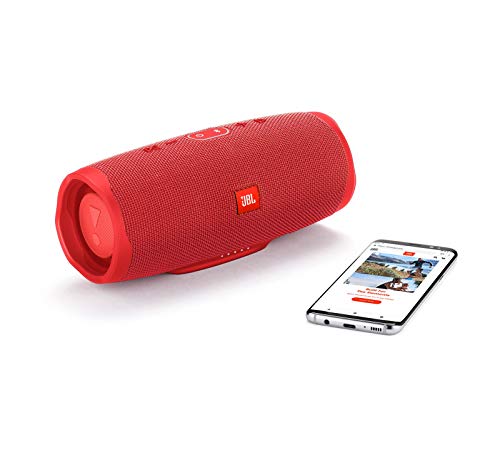 JBL Charge 4 Waterproof Portable Bluetooth Speaker - Red (Speakers Only)