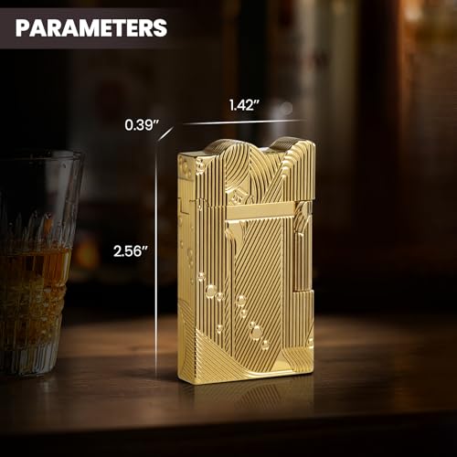 YUSUD Sanji One Piece Vintage Copper Lighter - Unique Table Flame Gift, Refills Not Included