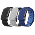 Silicone SportFlex Wristbands for WHOOP 5.0/MG Band - Black Gray & Blue Variation