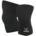 Neoprene Knee Sleeves for Weightlifting Support - Black, Medium 36.5-39 CM
