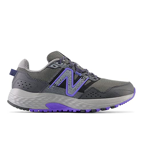 New Balance Women's 410v8 Trail Running Shoes - Shadow Grey & Indigo, Size 10