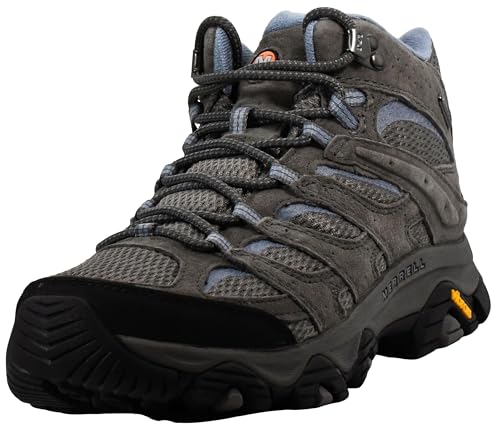 Merrell Women's Moab 3 Mid Waterproof Hiking Boots - Granite, Size 9