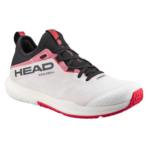 HEAD Motion Pro Men's Pickleball Shoe White/Red 13 - Durable, Breathable Court Shoe