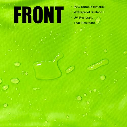 12ft Trampoline Safety Pad - Green Waterproof Foam Cover for Round Frame