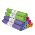 Assorted 10-Pack 3mm Bulk Yoga Mats - Non-Slip, Cushioned, Portable