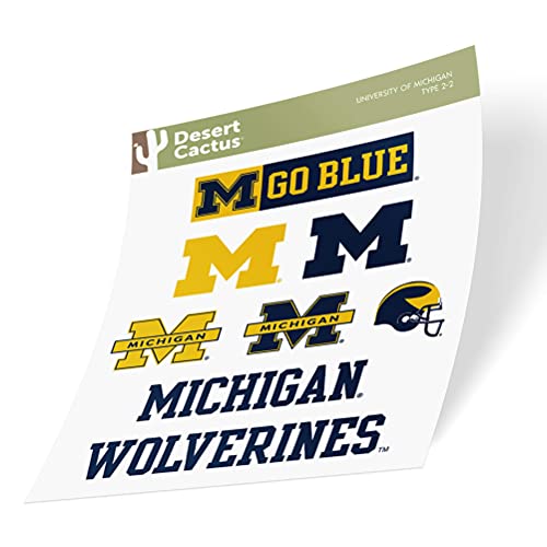 Michigan Wolverines Sticker Decal - Premium Vinyl for Laptops, Water Bottles & More