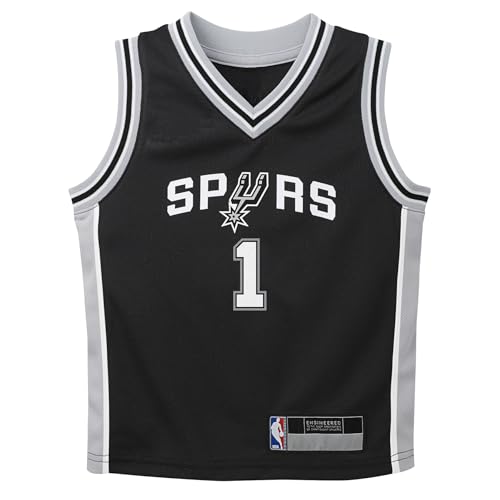 Kids NBA Player Jersey - Victor Wembanyama San Antonio Spurs Black 5-6 Icon Edition
