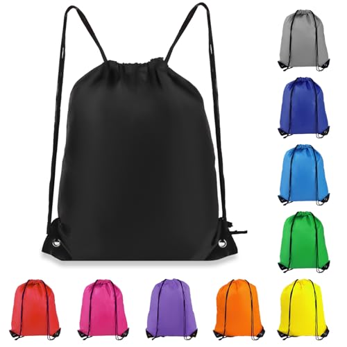Multicolor Drawstring Gym Bag Backpack for Sports, Travel & Swimming - COIDEA
