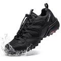 Men's Waterproof Trail Running Shoes - 10.5 Wide Black Hiking Sneakers