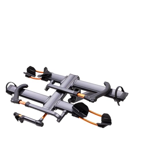 Kuat NV 2.0 Bike Rack - 2-Inch Hitch, Gray Metallic/Orange Anodize, 2-Bike Capacity