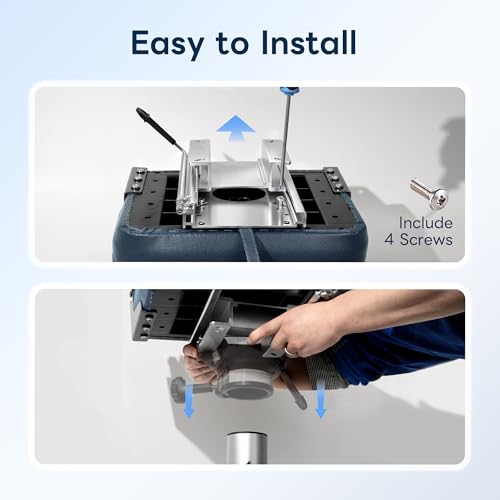 MarineExplore Aluminum Boat Seat Slider - Universal Fit, Durable & Easy Install