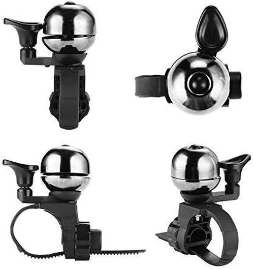 Accmor Classic Bike Bell - Adjustable Universal Bicycle Bell with Loud, Clear Sound for All Handlebars