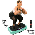 Hotwave Vibration Plate Exercise Machine - Blue Home Gym Body Toning