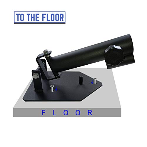 MARSAFIT Portable Landmine Base for Barbell - 360° Rotating Landmine Attachment for 1