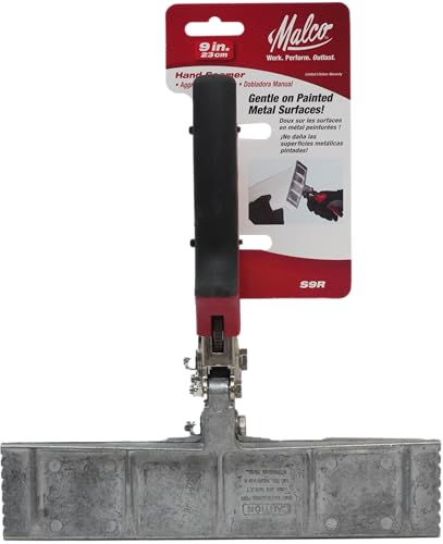 Malco 9-Inch Hand Seamer for Aluminum Roof Flashing & Fascia - 7:1 Leverage