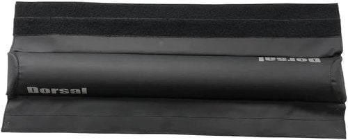 DORSAL Aero Roof Rack Pads - No Fade Sunguard for Factory & Wide Crossbars - Pack of 2 for Surfboards, Kayaks, SUPs, Snowboards - 20" Black