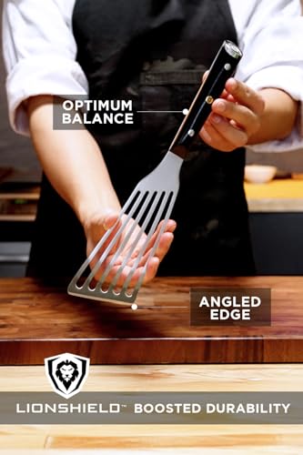 7.5-Inch Fish Spatula - Slotted Stainless Steel Kitchen Tool