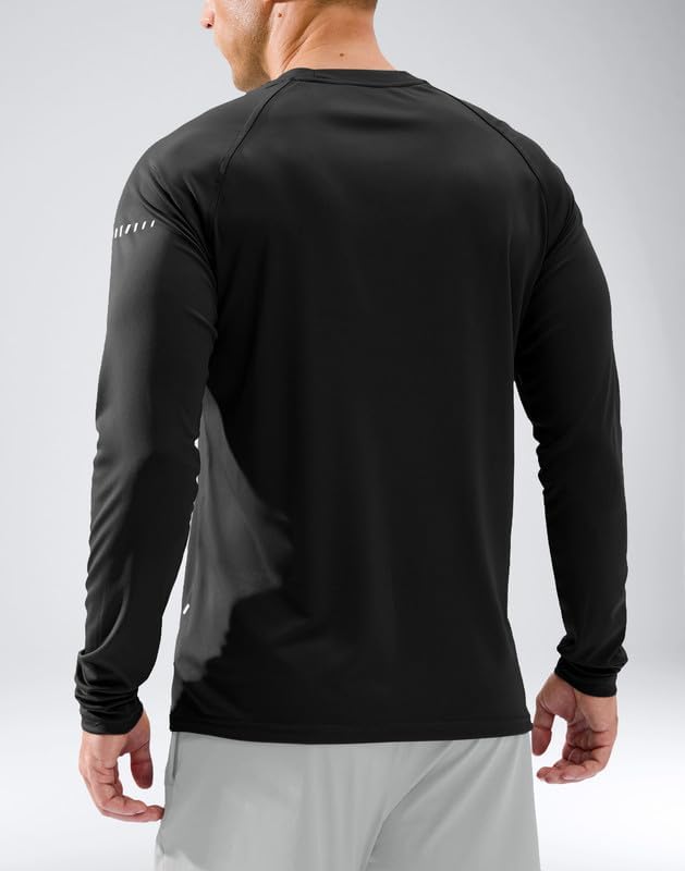 Skiennix Men's Long Sleeve Sun Protection Shirt - UPF 50+ | Lightweight & Breathable