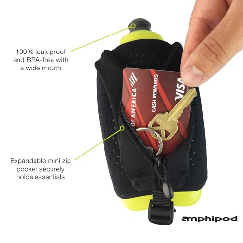 Amphipod Hydraform Ergo-Lite Insulated Water Bottle 20 oz Charcoal