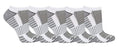 Columbia Women's No Show Socks 6-Pack - One Size White