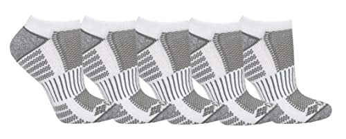 Columbia Women's No Show Socks 6-Pack - One Size White