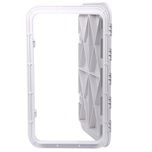 Amarine Made 24" x 14" Boat Hatch - White Deck Hatch with 180° Hinge