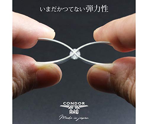 CONDOR Axe Revival Small S Clear - Ultra-Thin Durable Dart Flight, Japan Made
