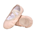 Toddler Ballet Shoes for Girls - Soft Leather Split Sole - Pink, 3 Big Kid