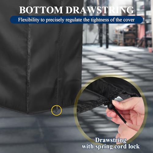 Weatherproof Outdoor Workout Equipment Cover 41L x 68.9W x 74.8H - Fits Most Gym Machines