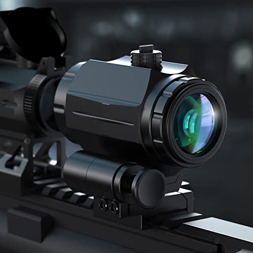 Feyachi M40 3X Red Dot Magnifier with Flip-to-Side Mount, Focus & Windage Adjustment