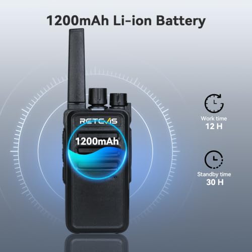Walkie Talkies for Adults 20 Pack with Earpiece - Without Display - Commercial Two-Way Radios