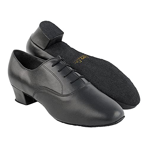 Very Fine Men's Latin Rhythm Salsa Swing Shoes Black 9.5 - Classic Dance Footwear