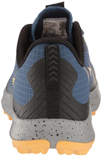 Saucony Women's Peregrine 12 Trail Running Shoes - Basin/Gold, Size 8