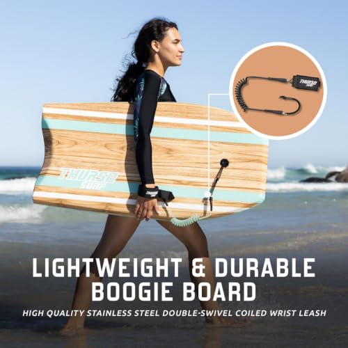 Thurso Surf 42-Inch Bodyboard - Lightweight EPS Core with Quill Design - Turquoise