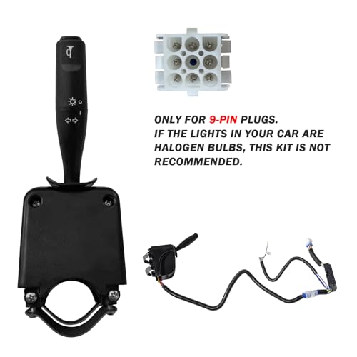 Golf Cart Turn Signal Kit for Club Car Precedent & Tempo 12V Wiring Harness with Horn & Brake Light Switch