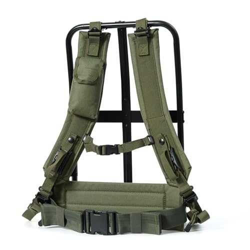 MT Military Alice Pack Frame with Kidney Pad & Waist Belt - Olive Drab, 20" x 12"