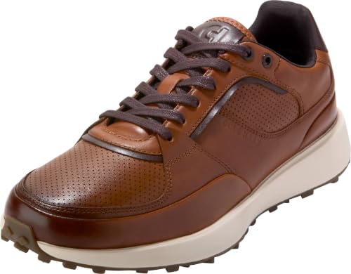 Men's ZeroGrand Remastered Wing Tip Oxford Shoes - British Tan / Madeira, Size 9
