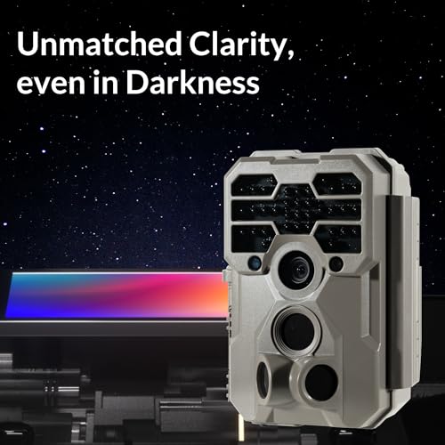 GardePro A60 4K Trail Camera with Night Vision, Waterproof, Wildlife Monitoring