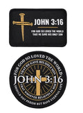Christian Morale Patch Set John 3:16 Gospel Religious Embellishments - Great 1