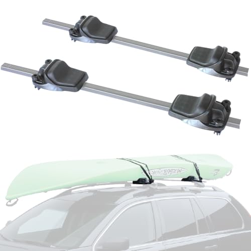 INNO INA452 Padded Universal Kayak Mount Carrier Set for Cross Bars