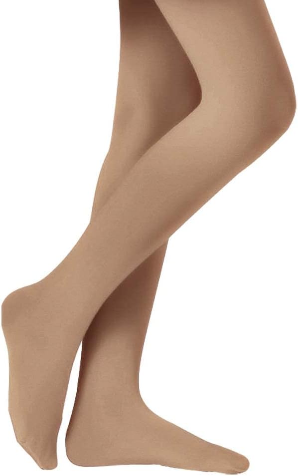 Stelle Ultra Soft Pro Dance Tights - Comfortable Ballet Footed Tights for Girls | Toddler to Big Kid Sizes