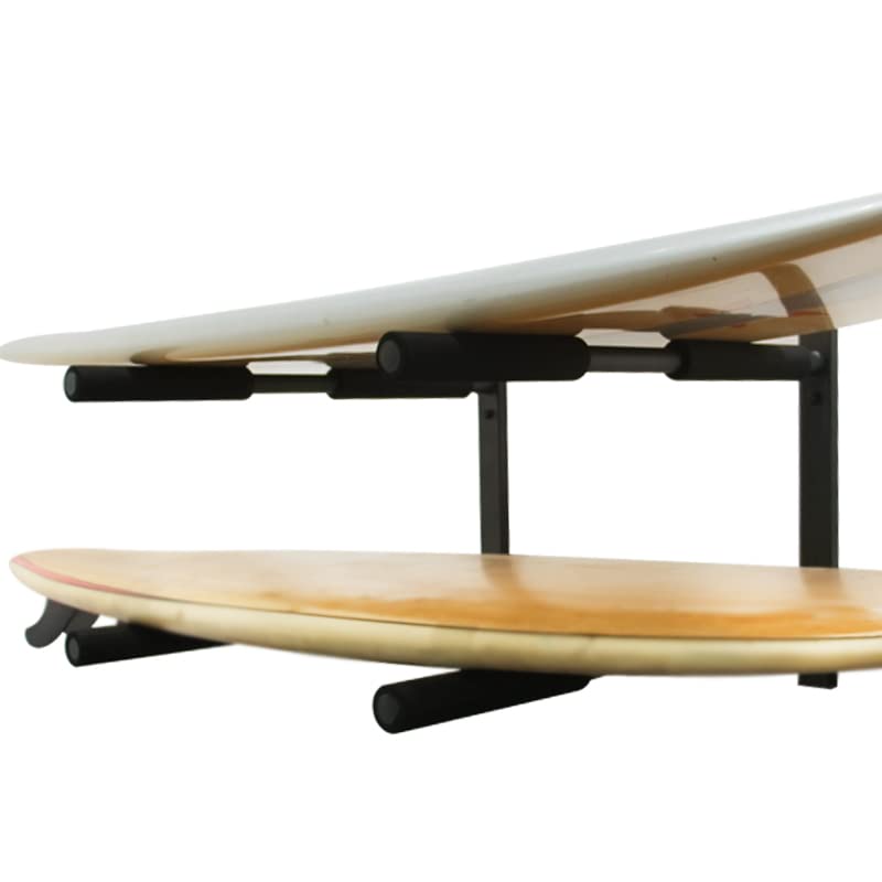 Heavy Duty Wall Mount Surfboard & Paddle Board Rack - Holds 2 Boards