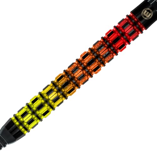 Winmau Firestorm 20 Soft Tip Darts - 90% Tungsten, Slim Precision, Includes Flights & Shafts
