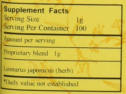 Yi Mu Cao Chinese Motherwort Aboveground Parts - 100 g Granules (E-Fong)