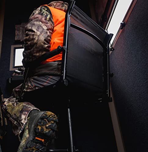 Muddy Swivel Extreme Hunting Seat - Adjustable, Cushioned Ground Chair with 360° Rotation