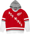 NHL Hockey Hooded Sweatshirt - Detroit Redwings Team Color XXL - Unisex