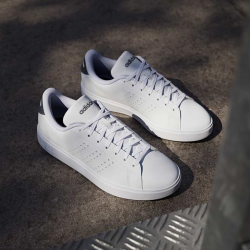 Adidas Women's Advantage 2.0 White Shadow Navy Size 7.5 Casual Sneakers