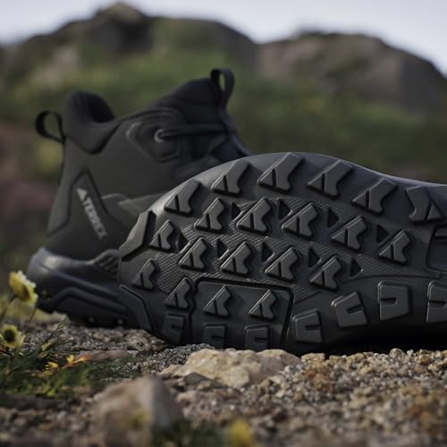 Adidas Women's Terrex Anylander Mid Top Rain.RDY Hiking Sneakers - 7.5 Black/Black/Grey