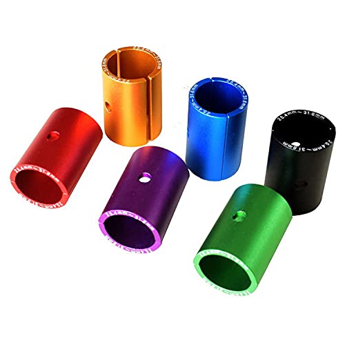 Purple Bike Handlebar Shim 25.4-31.8mm Aluminum Alloy Bicycle Stem Adapter